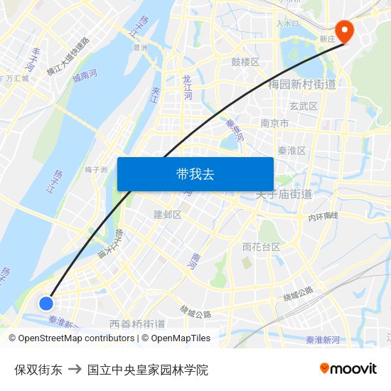 保双街东 to 国立中央皇家园林学院 map