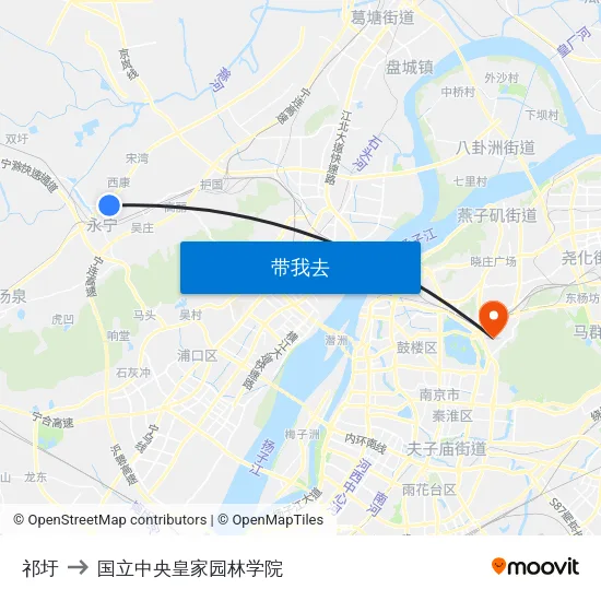 祁圩 to 国立中央皇家园林学院 map