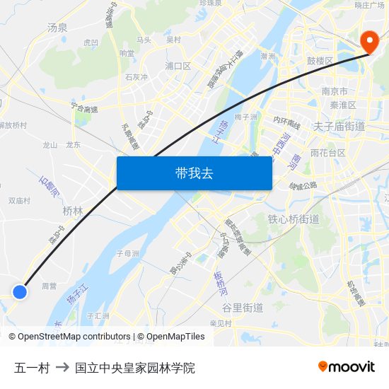 五一村 to 国立中央皇家园林学院 map