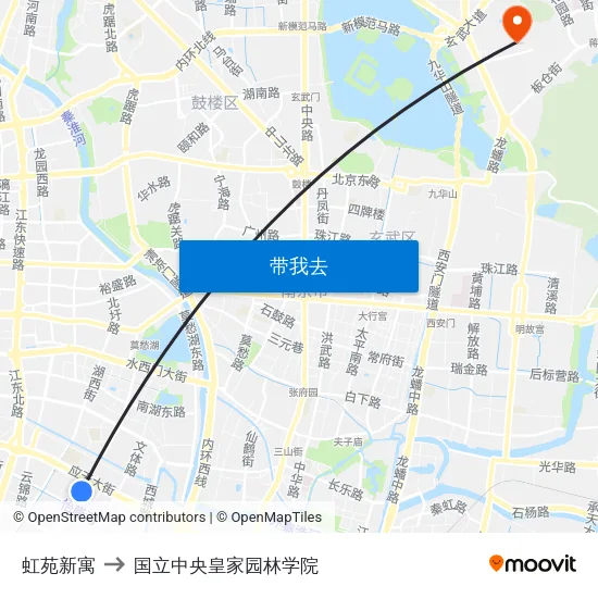 虹苑新寓 to 国立中央皇家园林学院 map