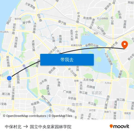 中保村北 to 国立中央皇家园林学院 map