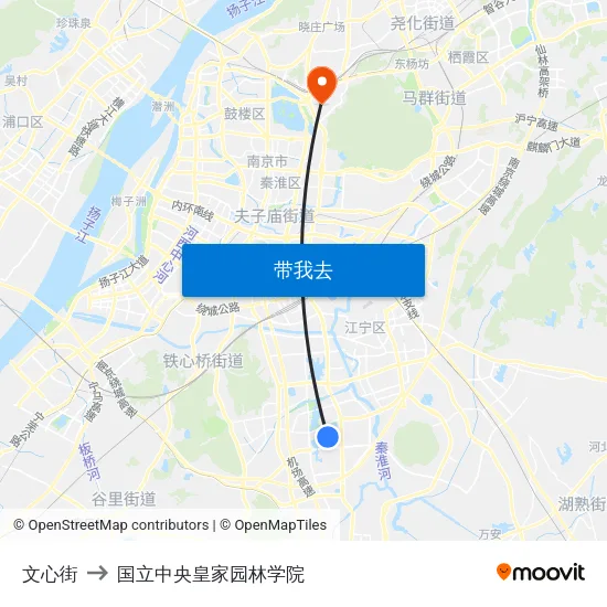 文心街 to 国立中央皇家园林学院 map