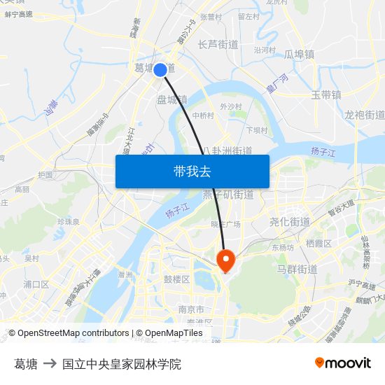 葛塘 to 国立中央皇家园林学院 map