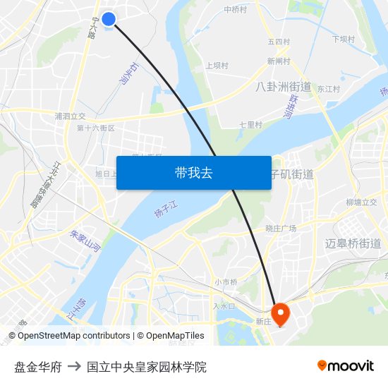 盘金华府 to 国立中央皇家园林学院 map