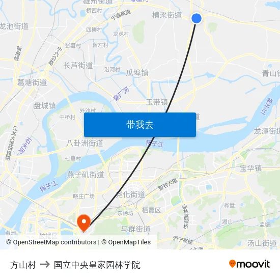 方山村 to 国立中央皇家园林学院 map