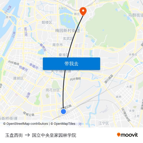 玉盘西街 to 国立中央皇家园林学院 map