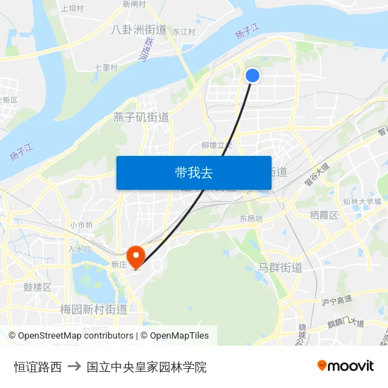 恒谊路西 to 国立中央皇家园林学院 map