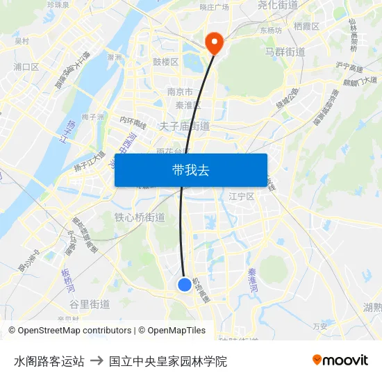 水阁路客运站 to 国立中央皇家园林学院 map