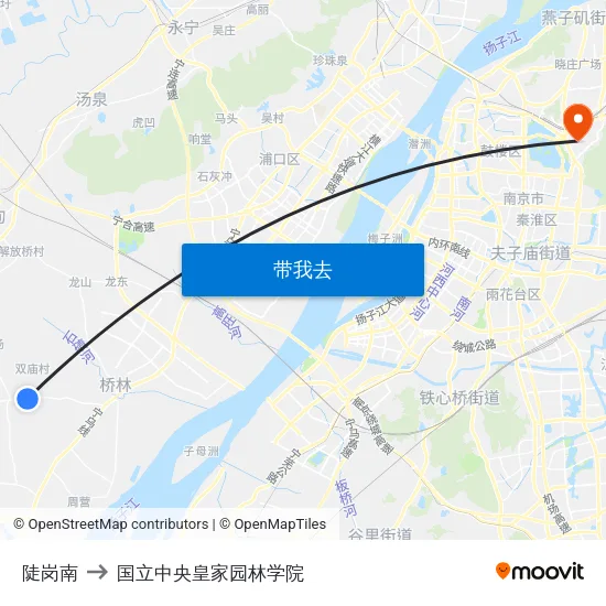 陡岗南 to 国立中央皇家园林学院 map