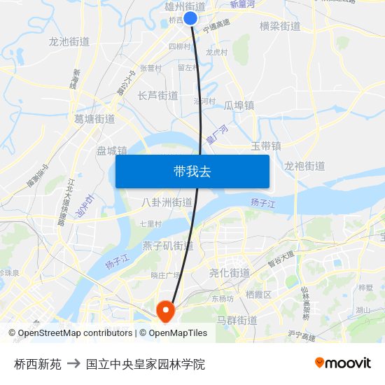 桥西新苑 to 国立中央皇家园林学院 map