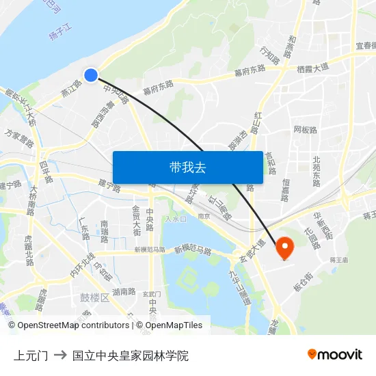 上元门 to 国立中央皇家园林学院 map