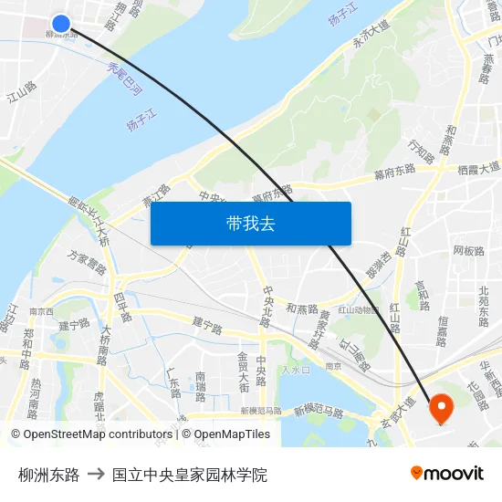 柳洲东路 to 国立中央皇家园林学院 map