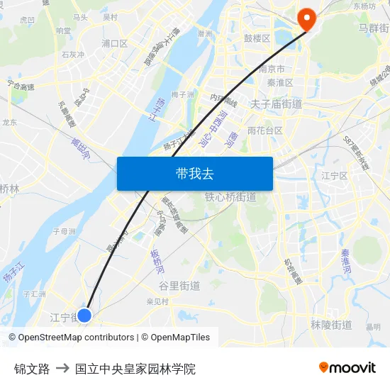锦文路 to 国立中央皇家园林学院 map