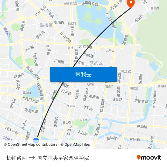 长虹路南 to 国立中央皇家园林学院 map