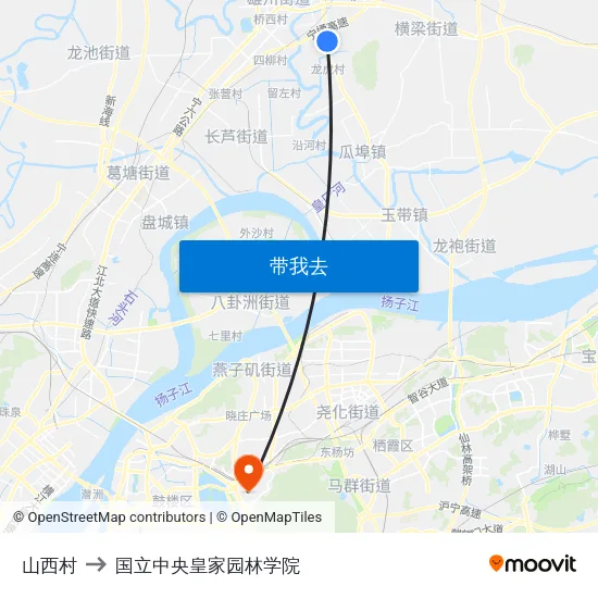山西村 to 国立中央皇家园林学院 map