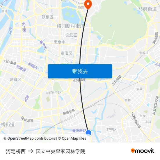 河定桥西 to 国立中央皇家园林学院 map