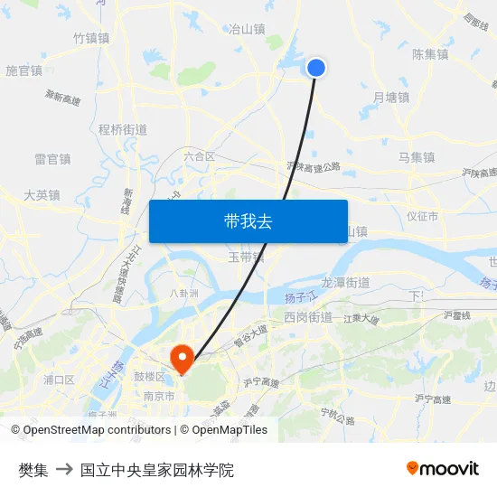 樊集 to 国立中央皇家园林学院 map
