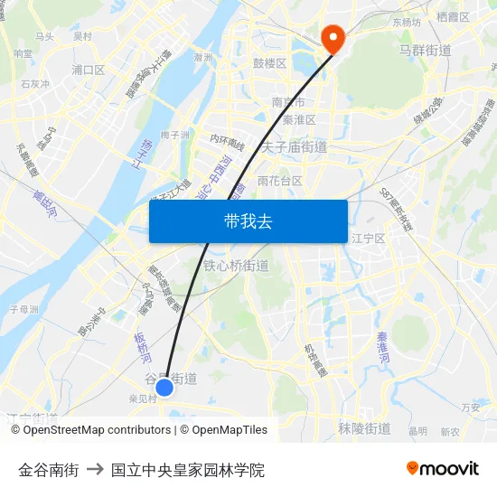 金谷南街 to 国立中央皇家园林学院 map