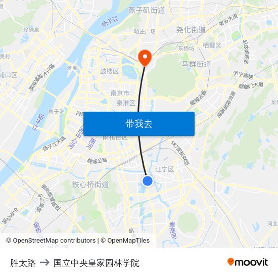 胜太路 to 国立中央皇家园林学院 map