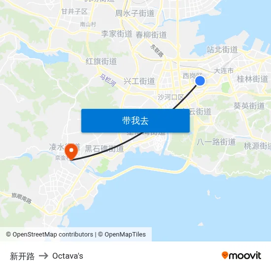 新开路 to Octava's map