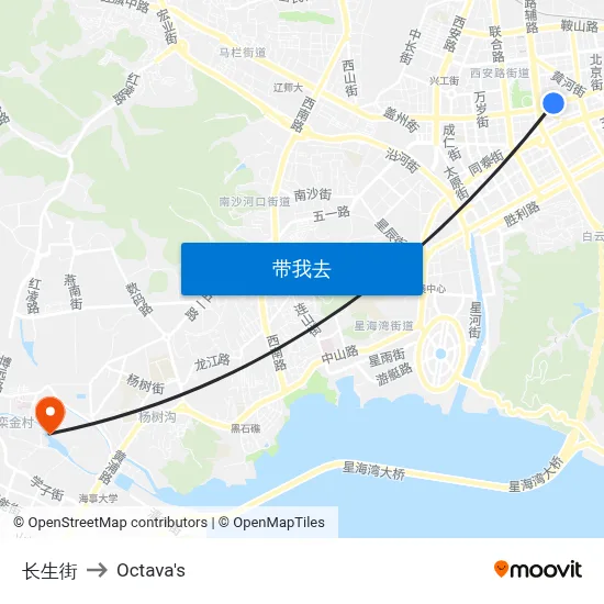 长生街 to Octava's map