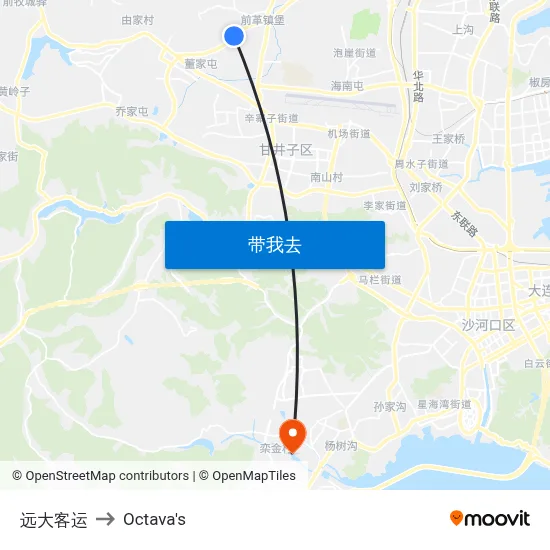 远大客运 to Octava's map