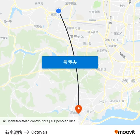 新水泥路 to Octava's map