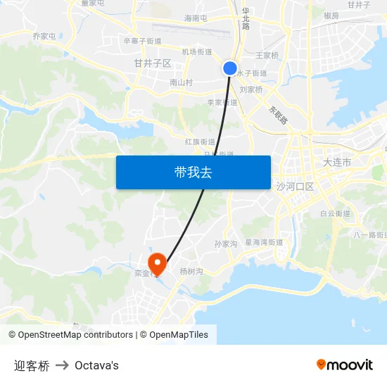 迎客桥 to Octava's map