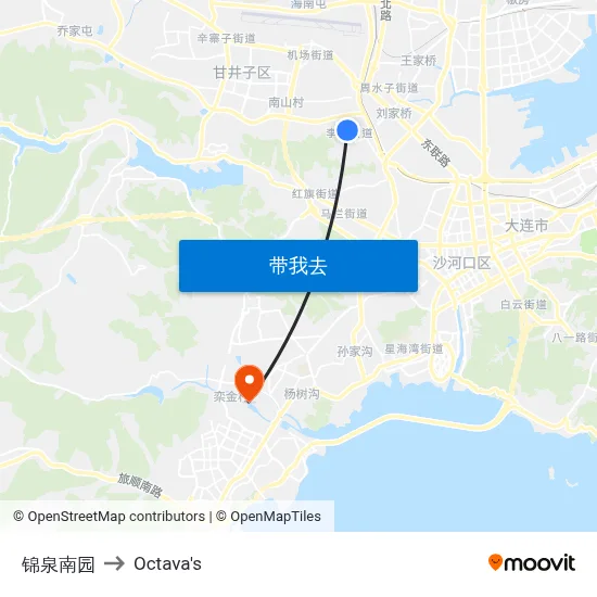 锦泉南园 to Octava's map