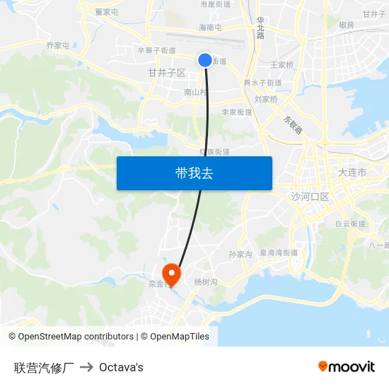 联营汽修厂 to Octava's map