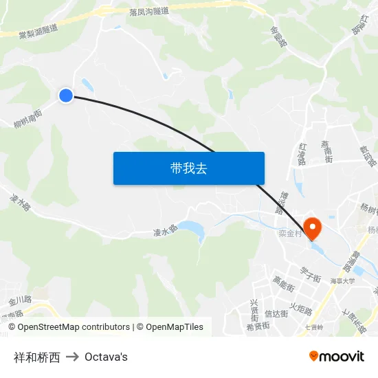 祥和桥西 to Octava's map