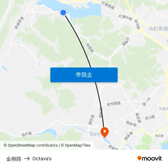 金柳路 to Octava's map