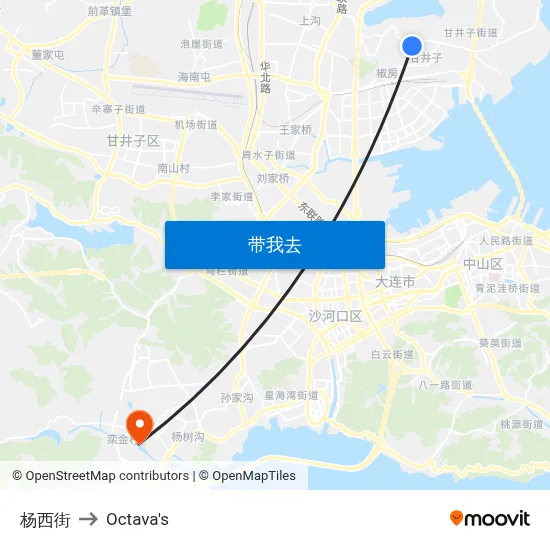 杨西街 to Octava's map