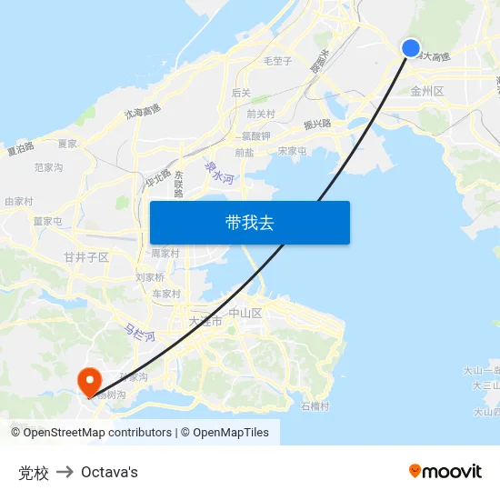 党校 to Octava's map