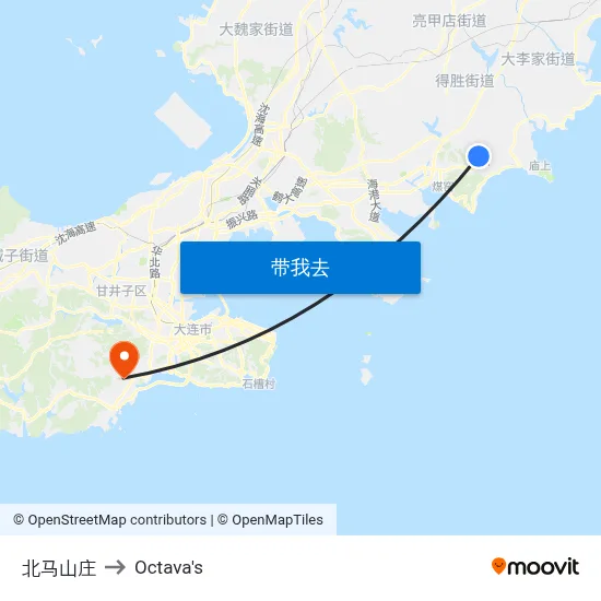 北马山庄 to Octava's map