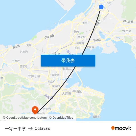 一零一中学 to Octava's map