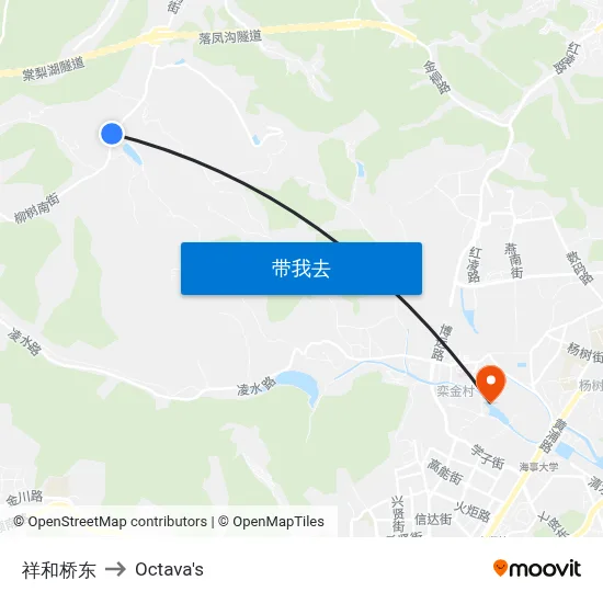 祥和桥东 to Octava's map