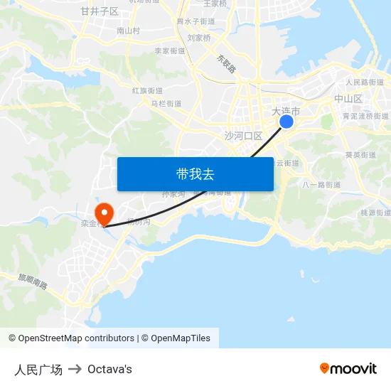 人民广场 to Octava's map