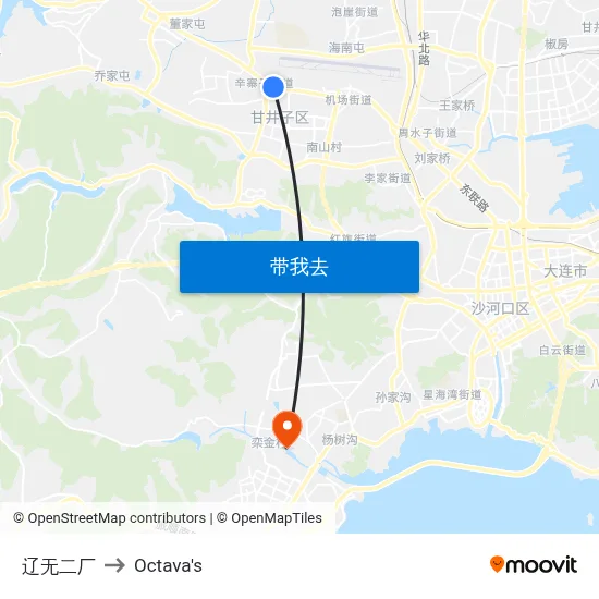 辽无二厂 to Octava's map