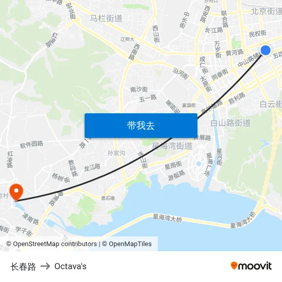 长春路 to Octava's map