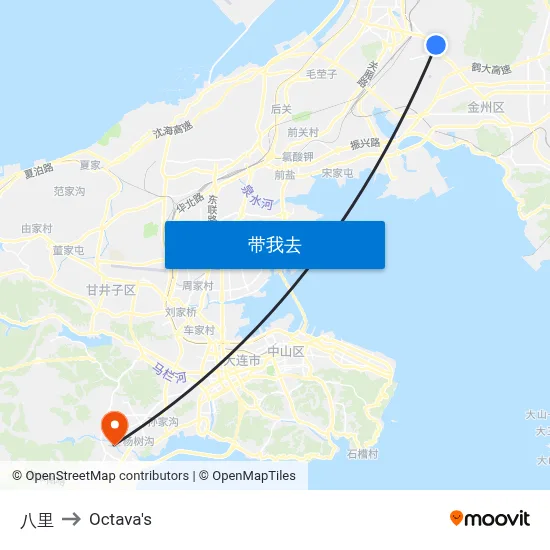 八里 to Octava's map