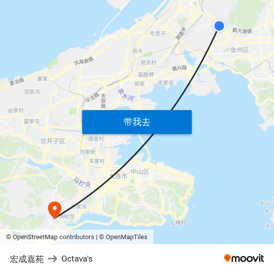 宏成嘉苑 to Octava's map