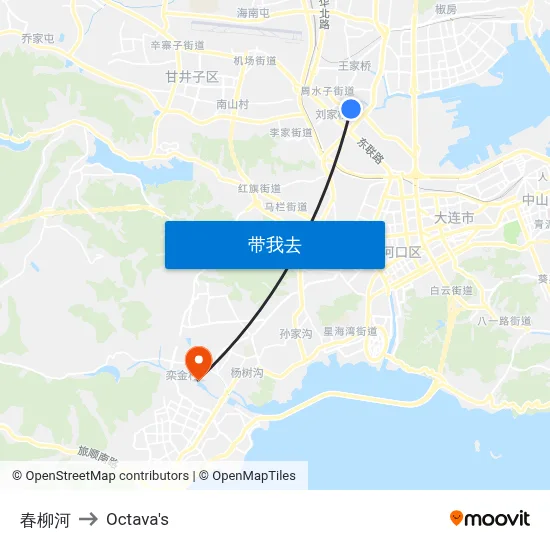 春柳河 to Octava's map