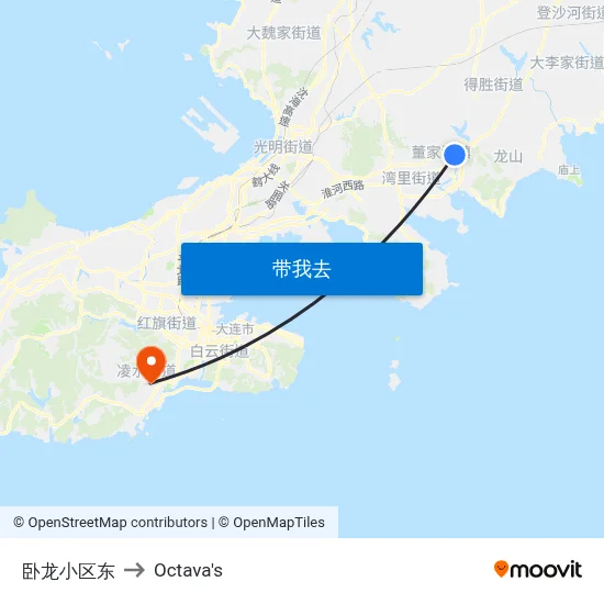 卧龙小区东 to Octava's map