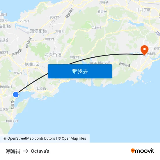 潮海街 to Octava's map
