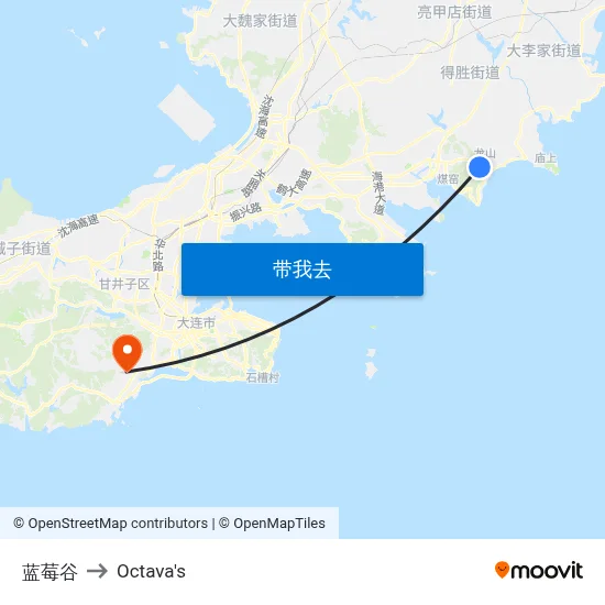 蓝莓谷 to Octava's map