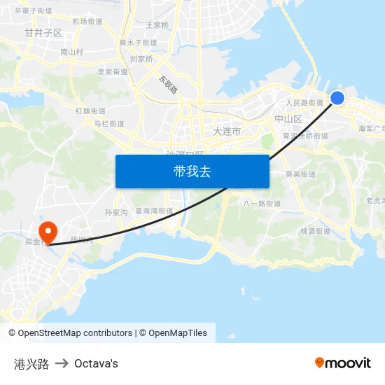 港兴路 to Octava's map