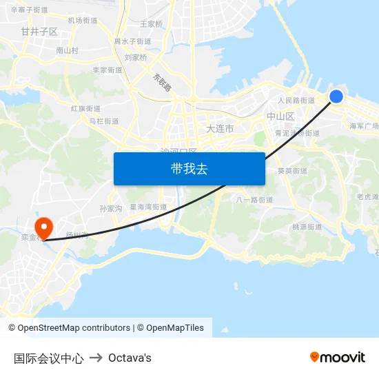 国际会议中心 to Octava's map