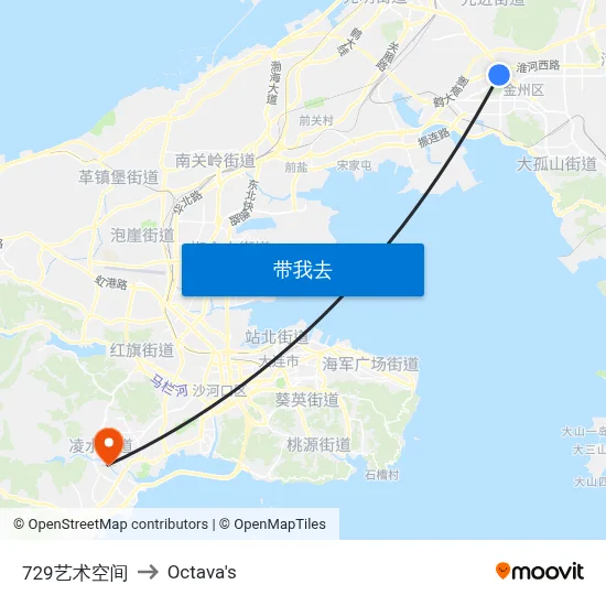 729艺术空间 to Octava's map