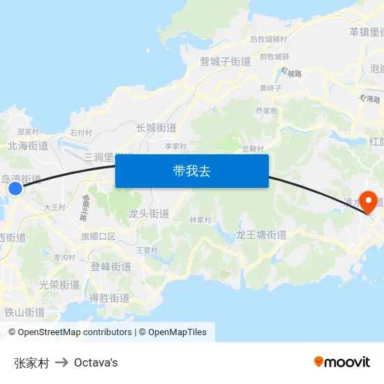 张家村 to Octava's map